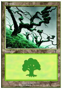 Wald (V.4) 7ED-331 Land Good Englisch Foil