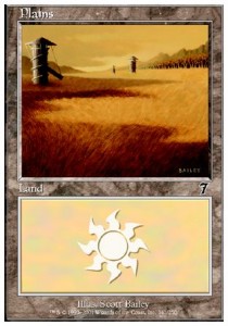 Ebene (V.1) 7ED-341 Land Good Deutsch Foil