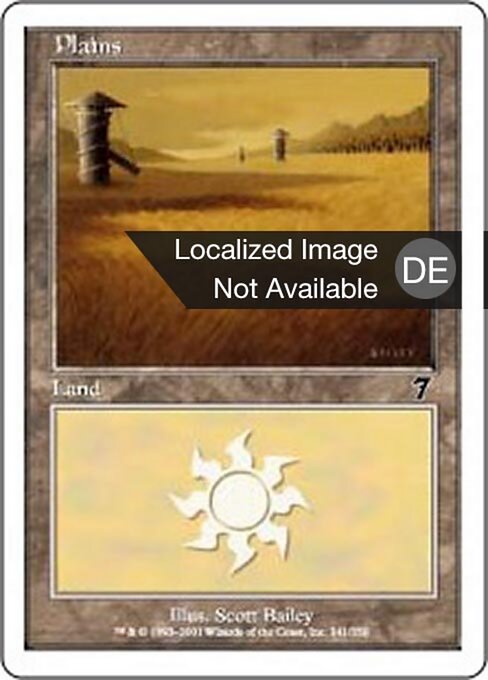 Ebene (V.1) 7ED-341 Land Good Deutsch Foil
