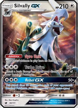 Silvally GX CIN-90 Ultra Rare Excellent Englisch