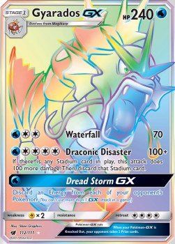Garados GX CIN-112 Secret Rare Excellent Deutsch