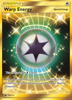 Verkrümmungs-Energie CIN-123 Secret Rare Played Deutsch