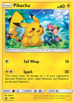 Pikachu SM-86 Promo Played Deutsch