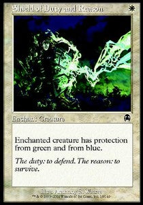 Shield of Duty and Reason APC-16 Common Played Englisch