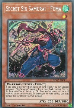Secret Six Samurai - Fuma SPWA-001 Secret Rare Near Mint Englisch 1. Auflage