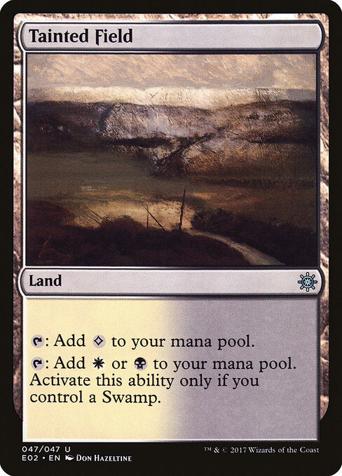 Tainted Field E02-47 Uncommon Near Mint Englisch