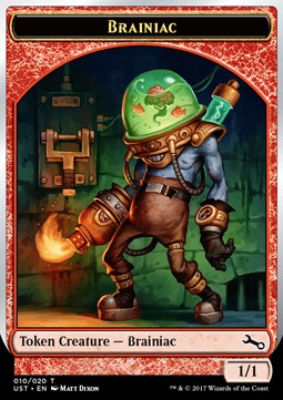 Brainiac Token (Red 1/1) UST-T10 Token Excellent Englisch Foil