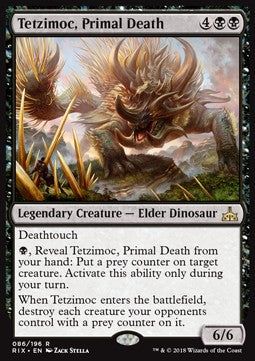 Tetzimoc, Primal Death RIX-86 Rare Light Played Englisch