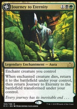 Journey to Eternity // Atzal, Cave of Eternity RIX-160 Rare Near Mint Englisch