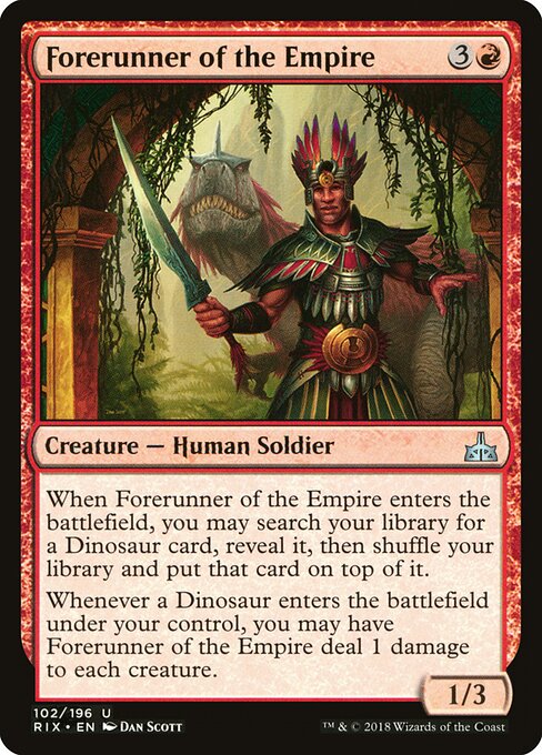 Forerunner of the Empire RIX-102 Uncommon Excellent Englisch Foil