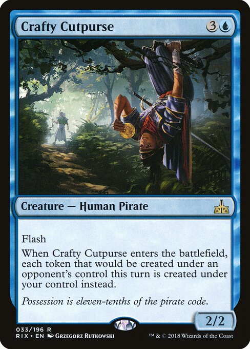Crafty Cutpurse RIX-33 Rare Played Englisch