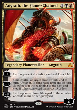 Angrath der Flammengekettete RIX-152 Mythic Excellent Deutsch