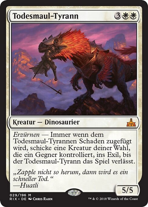 Todesmaul-Tyrann RIX-29 Mythic Excellent Deutsch