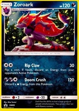 Zoroark SM-89 Promo Played Deutsch