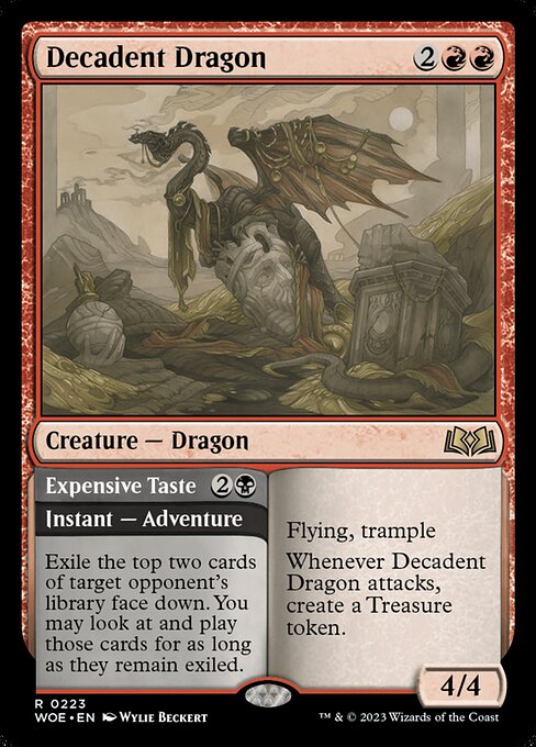 Decadent Dragon // Expensive Taste - Back Face