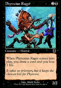 Phyrexian Rager APC-49 Common Light Played Englisch