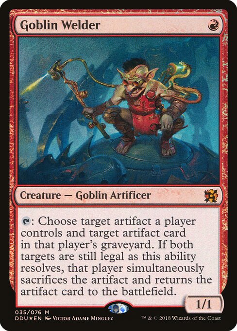 Goblin Welder DDU-35 Mythic Excellent Englisch Foil