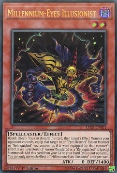 Millenniumäugiger Illusionist LED2-001 Ultra Rare Near Mint Deutsch 1. Auflage