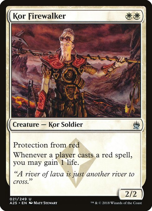 Kor Firewalker A25-21 Uncommon Played Englisch