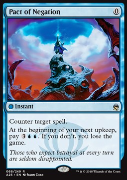 Pact of Negation A25-68 Rare Light Played Englisch