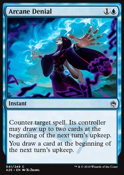 Arcane Denial A25-41 Common Light Played Englisch