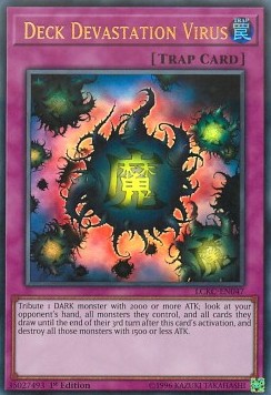 Deckverwüstungsvirus LCKC-047 Ultra Rare Near Mint Deutsch