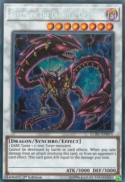 Beelze von den diabolischen Drachen LCKC-071 Secret Rare Near Mint Deutsch