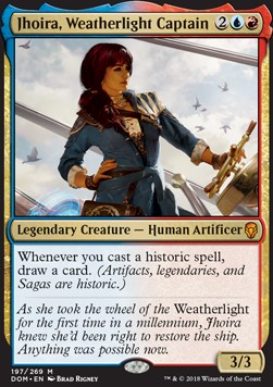 Jhoira, Kapitänin der Wetterlicht DOM-197 Mythic Excellent Deutsch