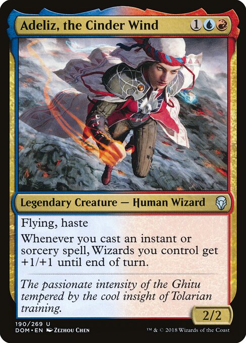 Adeliz, the Cinder Wind DOM-190 Uncommon Excellent Englisch
