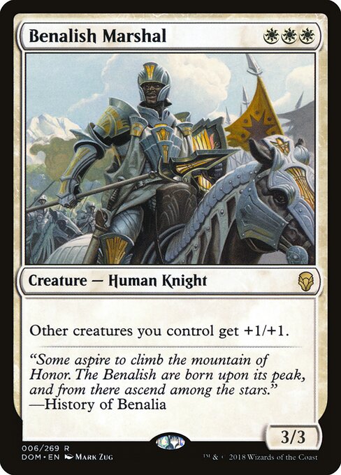 Benalish Marshal DOM-6 Rare Good Englisch