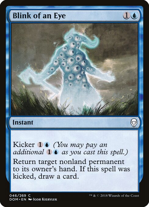 Blink of an Eye DOM-46 Common Excellent Englisch Foil