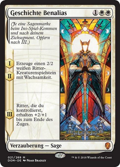 Geschichte Benalias DOM-21 Mythic Good Deutsch