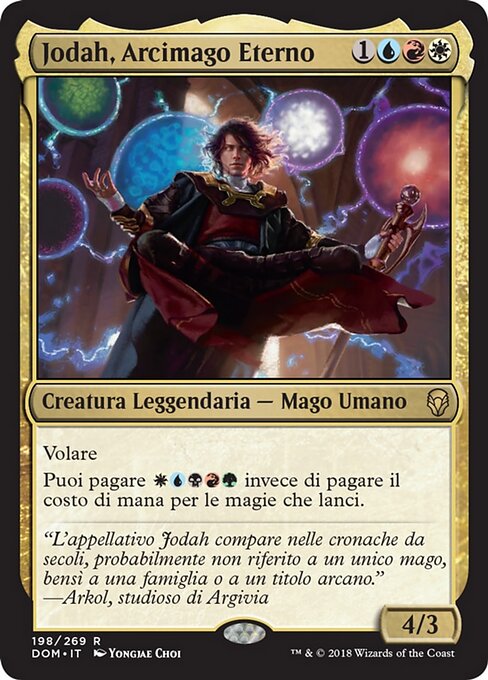 Jodah, Archmage Eternal DOM-198 Rare Excellent Italienisch Foil