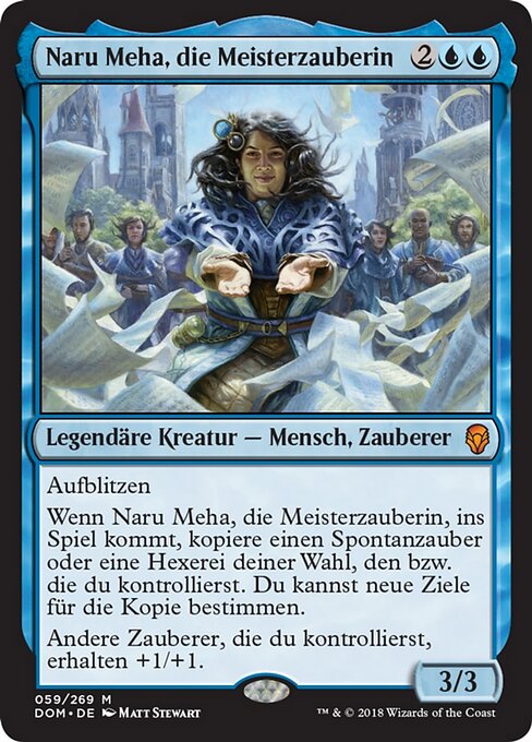 Naru Meha, die Meisterzauberin DOM-59 Mythic Good Deutsch