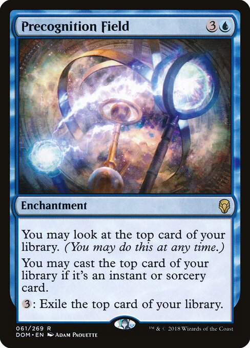 Precognition Field DOM-61 Rare Excellent Englisch