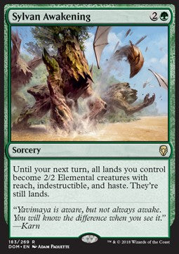 Sylvan Awakening DOM-183 Rare Near Mint Englisch Foil