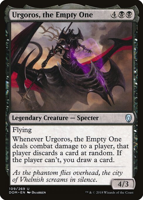 Urgoros, the Empty One DOM-109 Uncommon Excellent Englisch