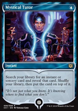 Mystical Tutor SS1-6 Rare Excellent Englisch
