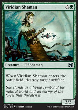Viridischer Schamane DDU-25 Uncommon Played Englisch