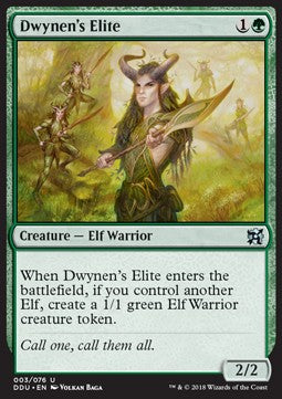 Dwynens Elitekrieger DDU-3 Uncommon Played Englisch