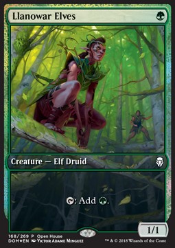 Llanowar Elves OH-168 Common Light Played Englisch Foil