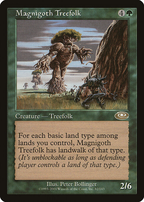 Magnigoth Treefolk PLS-82 Rare Excellent Englisch