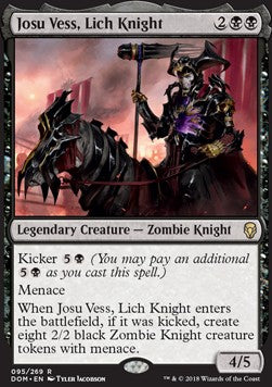 Josu Vess, Lich Knight DOM-95 Rare Excellent Englisch