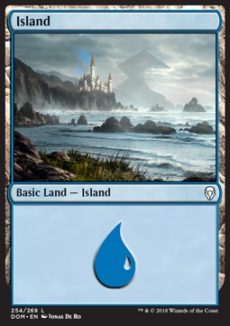 Insel (V.1) DOM-254 Land Excellent Englisch Foil