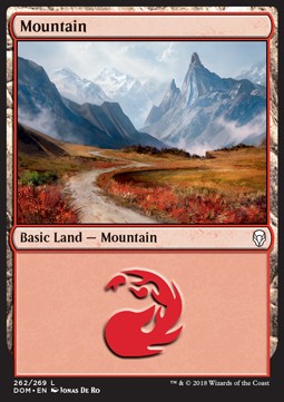 Gebirge (V.1) DOM-262 Land Excellent Englisch Foil