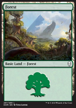 Wald (V.2) DOM-267 Land Near Mint Deutsch Foil
