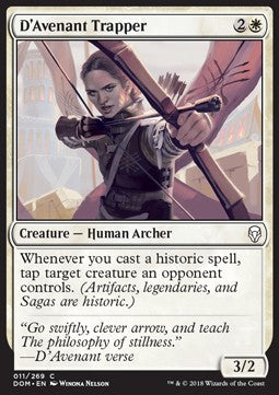 Fallenstellerin aus D'Avenant DOM-11 Common Excellent Deutsch Foil