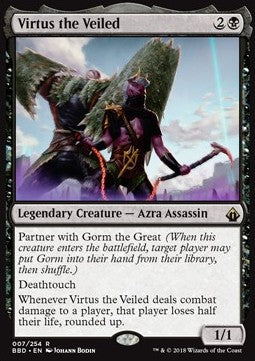 Virtus the Veiled BBD-7 Rare Excellent Englisch