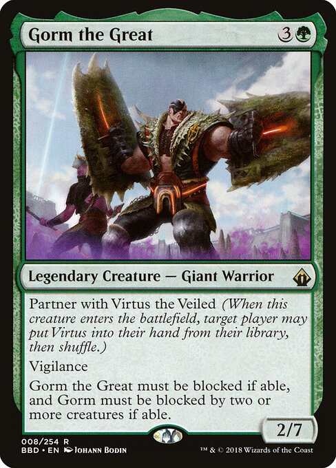 Gorm the Great BBD-8 Rare Excellent Englisch Foil