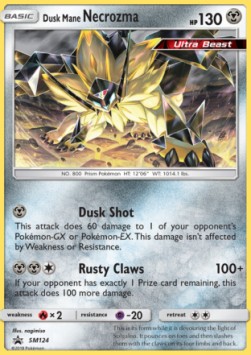 Dusk Mane Necrozma SM-124 Promo Good Deutsch